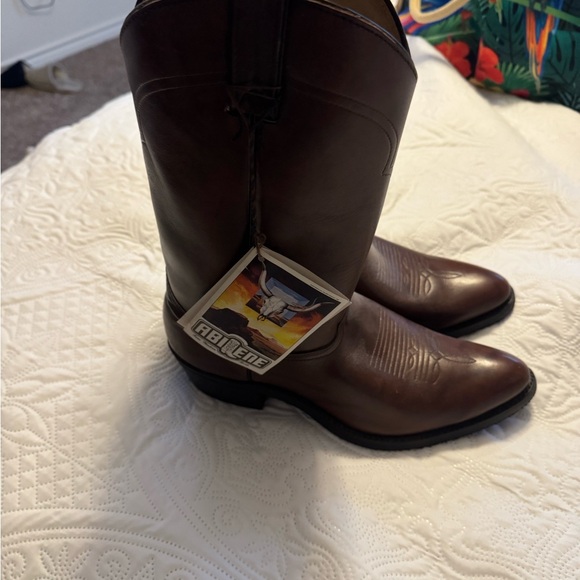 Abilene Boot Co. Brown Cowboy Boots - Picture 2 of 4